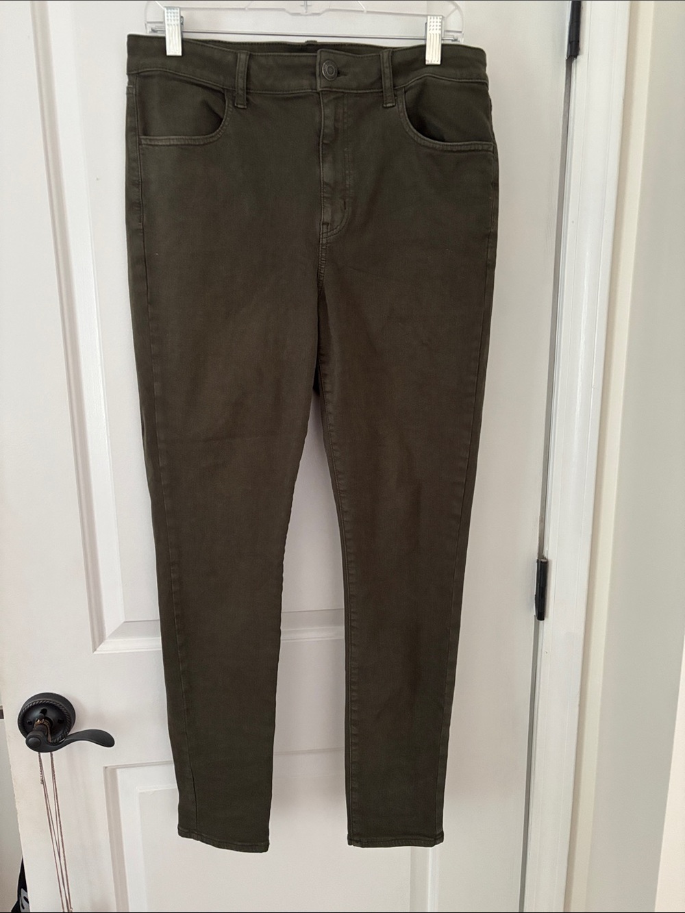 American Eagle Outfitters Olive Skinny Jeans